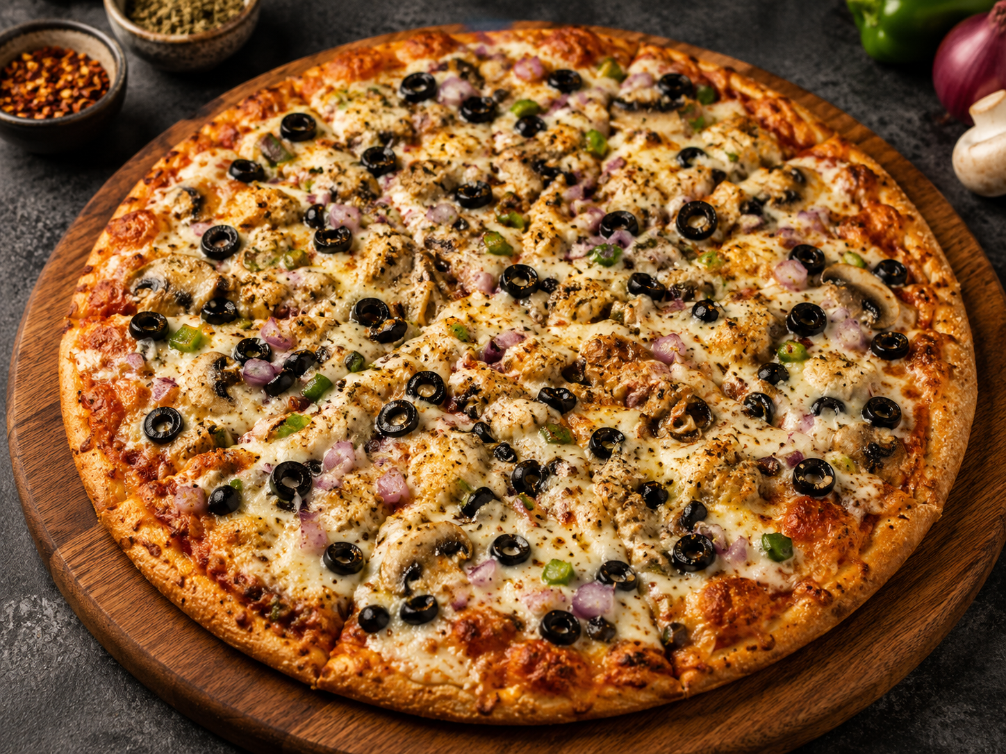 Naga (Ghost Pepper) Pizza (XL 16")